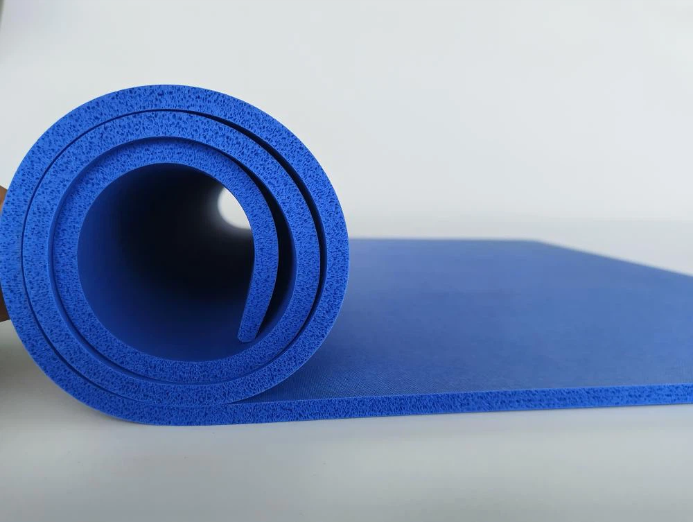 blue silicone sponge sheet blue silicone sponge sheet